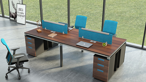 開放式四人屏風辦公桌 開放式四人屏風辦公桌隔斷 屏風工作位 屏風卡位廠家批發定制價格